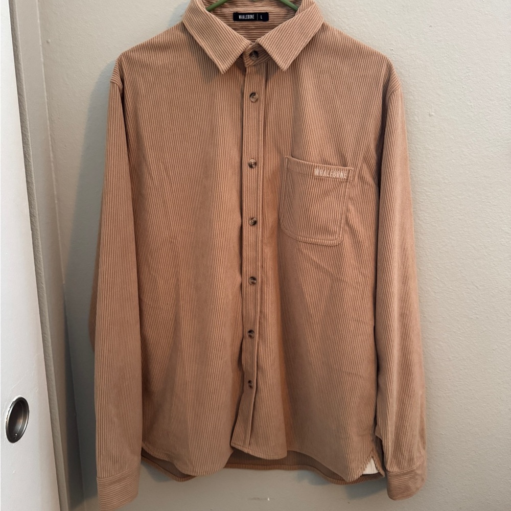 Men’s Corduroy Button Down Shirt